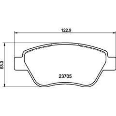 MINTEX Remblokkenset voor 5028740336581 on Productcaster.