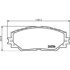 MINTEX Remblokkenset voor 5028740415125 on Productcaster.