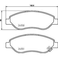 MINTEX Remblokkenset voor 5028740644303 on Productcaster.