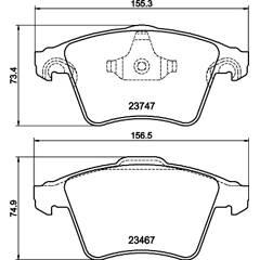 MINTEX Remblokkenset voor 5028740640879 on Productcaster.