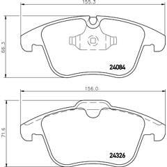 MINTEX Remblokkenset voor 5028740689595 on Productcaster.