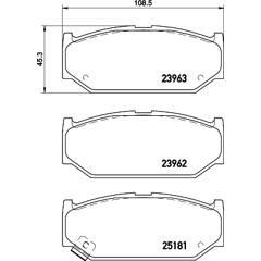 MINTEX Remblokset voor 5028740784917 on Productcaster.