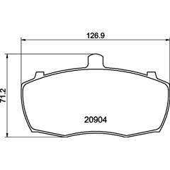 MINTEX Remblokkenset voor 5028740011037 on Productcaster.