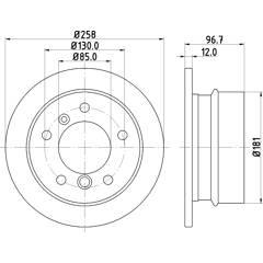 MINTEX Set van 2 remschijven 5028740757621 on Productcaster.