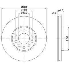 MINTEX Set van 2 remschijven 5028740706674 on Productcaster.