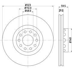 MINTEX Remschijf (per stuk) 5028740757881 on Productcaster.