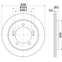 MINTEX Set van 2 remschijven 5028740759335 on Productcaster.