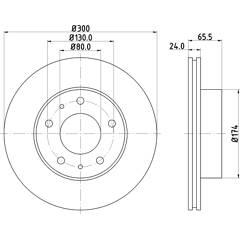 MINTEX Set van 2 remschijven 5028740703598 on Productcaster.