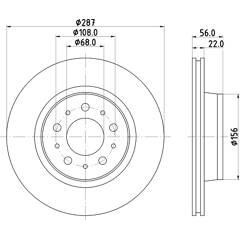 MINTEX Set van 2 remschijven 5028740760584 on Productcaster.