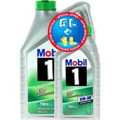 MOBIL Motorolie - Mobil 1 - 5W30 ESP - 5L + 1L on Productcaster.