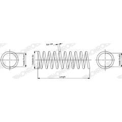 MONROE Fahrwerksfeder 5412096542831 on Productcaster.