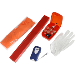 MOPAR Notfall-Set mit Mini-Warndreieck, Handschuhen, Warnweste und Birnen-Satz 0071803368001 on Productcaster.