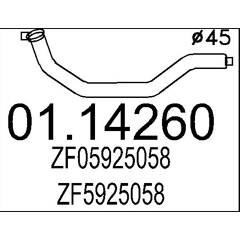 MTS Abgasrohr 8033464004828 on Productcaster.