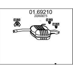 MTS Einddemper 8033464038083 on Productcaster.