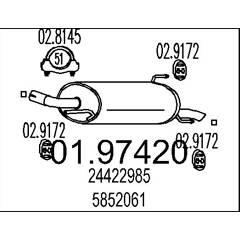 MTS Endschalldämpfer 8033464046132 on Productcaster.