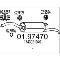 MTS Endschalldämpfer 8033464046187 on Productcaster.