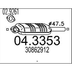 MTS Katalysator 8033464061975 on Productcaster.