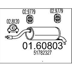 MTS Silencieux arrière 8033464458089 on Productcaster.