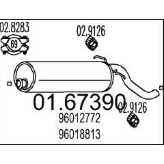 MTS Silencieux arrière 8033464036331 on Productcaster.