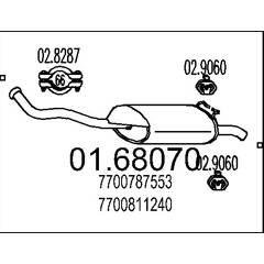 MTS Silencieux arrière 8033464036973 on Productcaster.