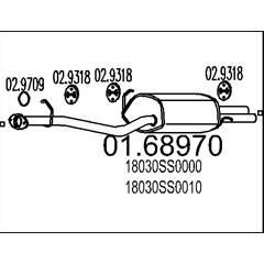 MTS Silencieux arrière 8033464037857 on Productcaster.