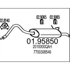 MTS Silencieux arrière 8033464044718 on Productcaster.