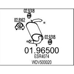 MTS Silencieux arrière 8033464045302 on Productcaster.