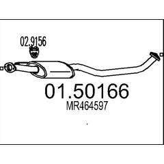 MTS Silencieux intermédiaire 8033464308490 on Productcaster.