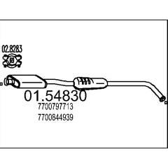 MTS Silencieux intermédiaire 8033464021290 on Productcaster.