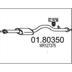 MTS Silencieux intermédiaire 8033464040741 on Productcaster.