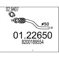 MTS Uitlaatpijp 8033464453688 on Productcaster.