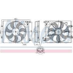 NISSENS Koelventilator 5707286492776 on Productcaster.