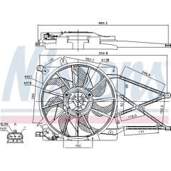 NISSENS Koelventilator 5707286242876 on Productcaster.