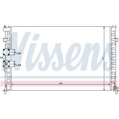 NISSENS Radiateur 5707286459588 on Productcaster.