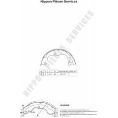 NPS Bremsbackensatz 3661929091622 on Productcaster.