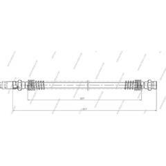 NPS Bremsschlauch 3661929110316 on Productcaster.