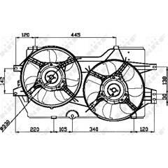 NRF Koelventilator 8718042062802 on Productcaster.