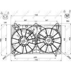 NRF Koelventilator 8718042133991 on Productcaster.