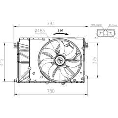 NRF Koelventilator 8718042330789 on Productcaster.