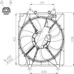 NRF Koelventilator 8718042332882 on Productcaster.