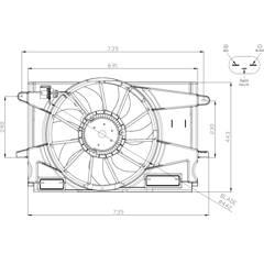 NRF Koelventilator 8718042333186 on Productcaster.