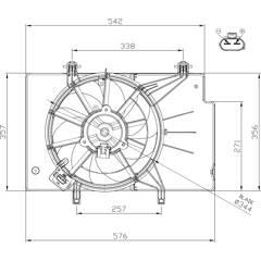 NRF Koelventilator 8718042333384 on Productcaster.