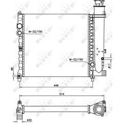 NRF Radiateur 8718042042644 on Productcaster.