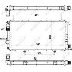 NRF Radiateur 8718042318565 on Productcaster.