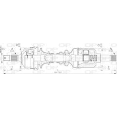 OPEN PARTS Aandrijfass 8059267013591 on Productcaster.