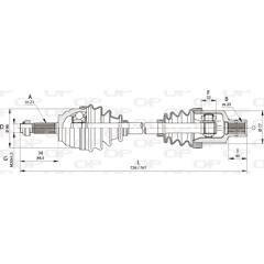 OPEN PARTS Cardan 8059267014086 on Productcaster.