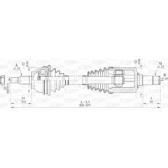 OPEN PARTS Cardan 8059267115028 on Productcaster.