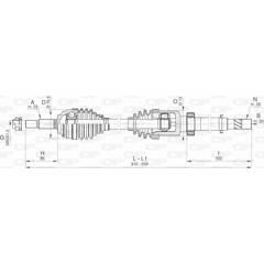 OPEN PARTS Cardan 8059267115332 on Productcaster.