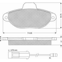 PROCODIS Remblokset voor 3700423280306 on Productcaster.