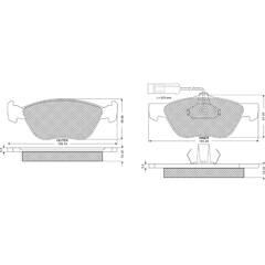 PROCODIS Remblokset voor 3700423280689 on Productcaster.